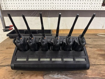 Lot Of 6 Motorola XPR7550 VHF W/bank Charger - Image 1 of 4
