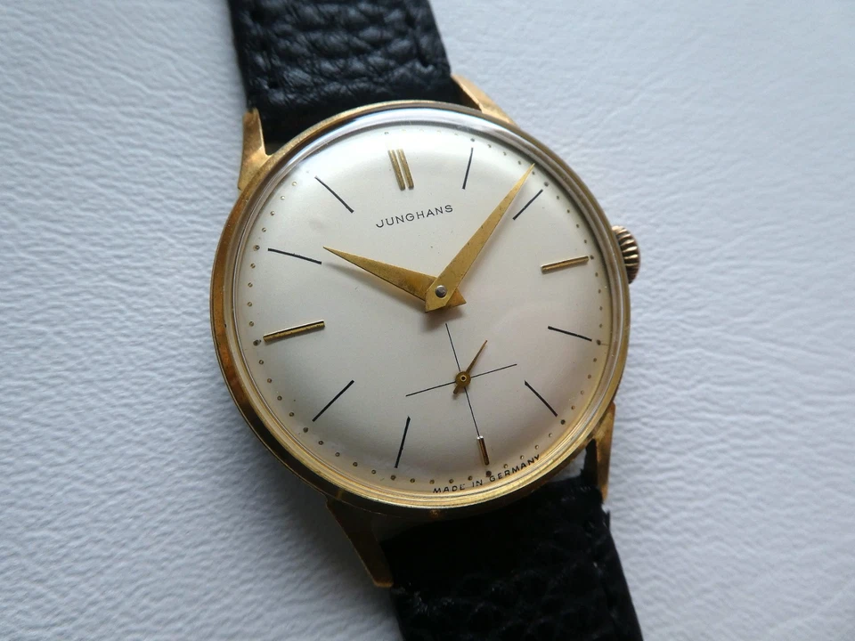 Wow! Hermoso reloj de vestir vintage muy raro 'Max Bill' Junghans para hombre años 50! Foto 1 de 4