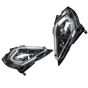 1 Pair LED Headlights For YAMAHA RAPTOR YFZ 450 700 700R YFM 250 350 2006-2024 - Picture 1 of 11
