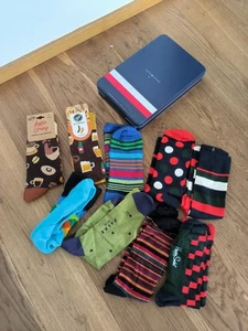 9 Paar Herrensocken Gr. 43-46 Happy Socks, Falke usw......Tolle Farben NEU - Bild 1 von 7