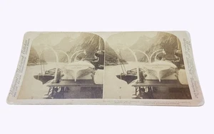 Antigua tarjeta Underwood & Underwood Stereoview de 1902 Noruega Cabo Norte Estrecho de - Imagen 1 de 3