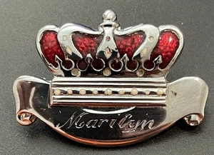 Spilla spilla corona vintage "Marilyn" realizzata da D.L. Auld Co Columbus Ohio - Foto 1 di 3