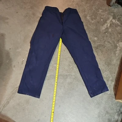 Workrite 36x29 Station Pants Fire Resistant 2112 Nomex ARC 7 Firefighter Navy - Image 1 of 4