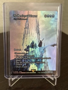 Cryptic Command (to the Crystal Tower)(Borderless) FOIL* Final Fantasy MTG Magic - Picture 1 of 1