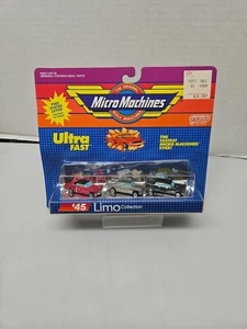 Vintage 1989 Micro Machines #45 Limo Collection Ultra Fast Sealed Galoob #6400 - Bild 1 von 7