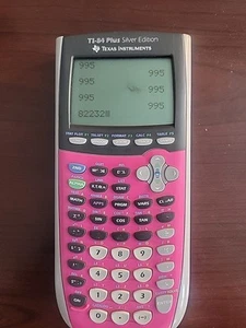 Texas Instruments TI-84 Plus Silver Edition Calculator Pink - Small Blemish - Picture 1 of 7