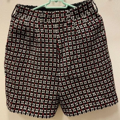 Junya Watanabe Black Red White Checkered Shorts Women Japan Size XS - Image 1 of 3