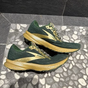 Zapatos deportivos Brooks Launch 7 Run Lucky 1203221B332 para mujer 9 B verde dorado - Imagen 1 de 12