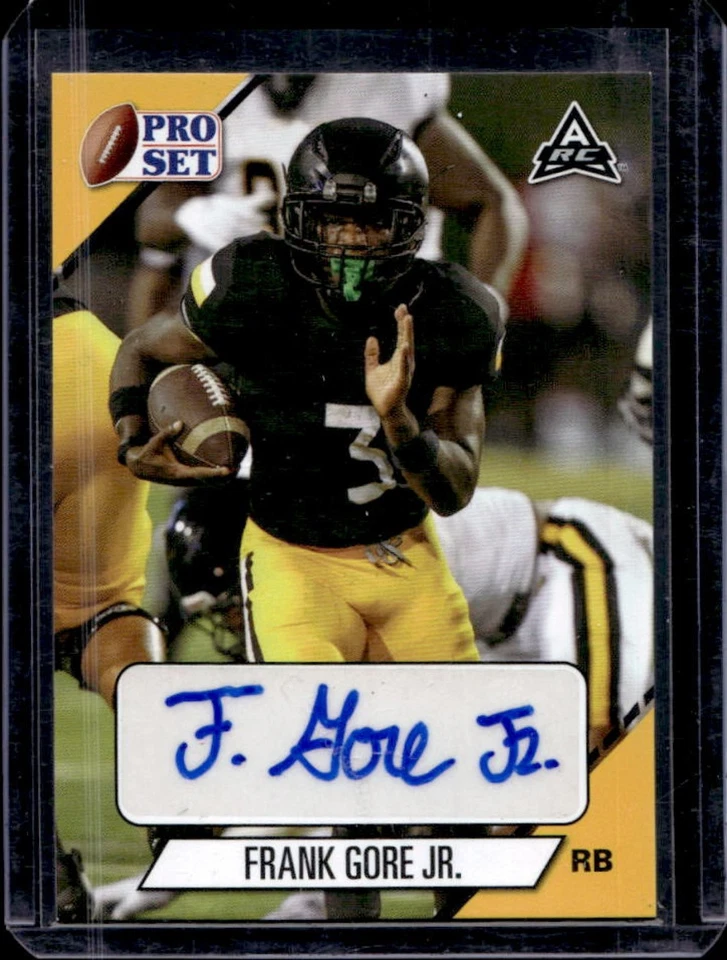 2021 Pro Set College Football Frank Gore Jr. Auto RC Gold Rookie #PS-FGJ - Image 1 of 2