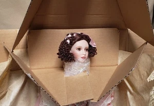 WUNDERSCHÖNES SAMMLERSTÜCK FRANKLIN ERBSTÜCK PUPPEN ~ KATHERINE & POESIE DES FANS ~ NEU IM KARTON - Bild 1 von 12