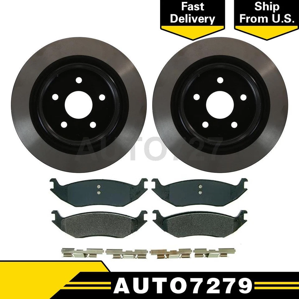 Juego de 3 pastillas de freno de disco traseras Wagner para Dodge Chrysler Ram Foto 1 de 4