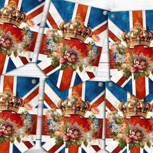 De colección Union Jack Bunting Colgante Decoración Bandera Decoración - Imagen 1 de 1