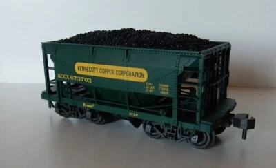 US 70 Ton Ore Car ( Erzwagen ) mit Kohleladung  Spur 0 3-Leiter, #1 - Bild 1 von 2
