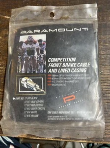 Oldtimer NOS Paramount Bremszug vorne schwarz - Bild 1 von 2