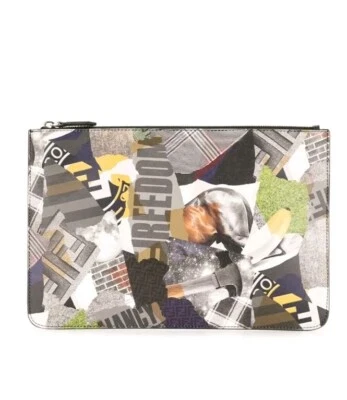 Fendi x Hey Reilly Remix Collage Bolsa - Gris Clutch Fendi Hombres Sobre LVMH Foto 1 de 4