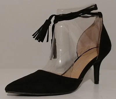 ¡¡NUEVO!! Chinese Laundry Olinda Negro Micro Gamuza 3" Tacones Talla 7.5M EE. UU. 37.5M EUR Foto 1 de 3