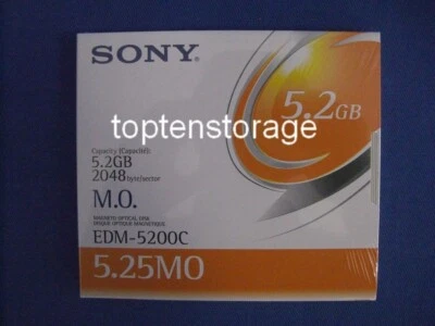 Sony EDM-5200C 5,2GB 5,25" wiederbeschreibbare MO-Diskette MO-Disk - Bild 1 von 2