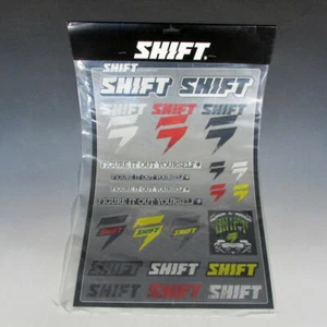 Hoja de pegatinas estándar de carreras SHIFT - kit gráfico de motocross / motocicleta - Imagen 1 de 7