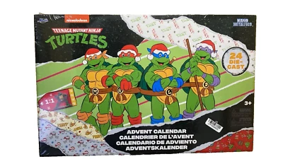 🟢 Teenage Mutant Ninja Turtles Battle Diecast Mini Figures Advent Calendar -New - Image 1 of 4