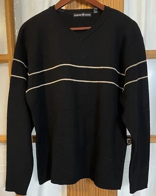 Suéter Pullover AEO Para Hombre Lana Merino M Top Esquí Mountain Patrol Negro Clásico Foto 1 de 4