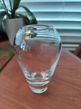 Vtg  Art Glass Bud Vase  Balloon  Shape Made in Turkey 5” 3/4 "Thick Glass  Base