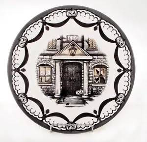 Royal Stafford Halloween Wicked Witch Haunted House One 11” Dinner Plate NEW - Picture 1 of 3