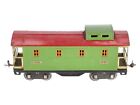 Lionel 517 Vintage Standard Gauge Tinplate Green Caboose W/ Red Roof - Repainted