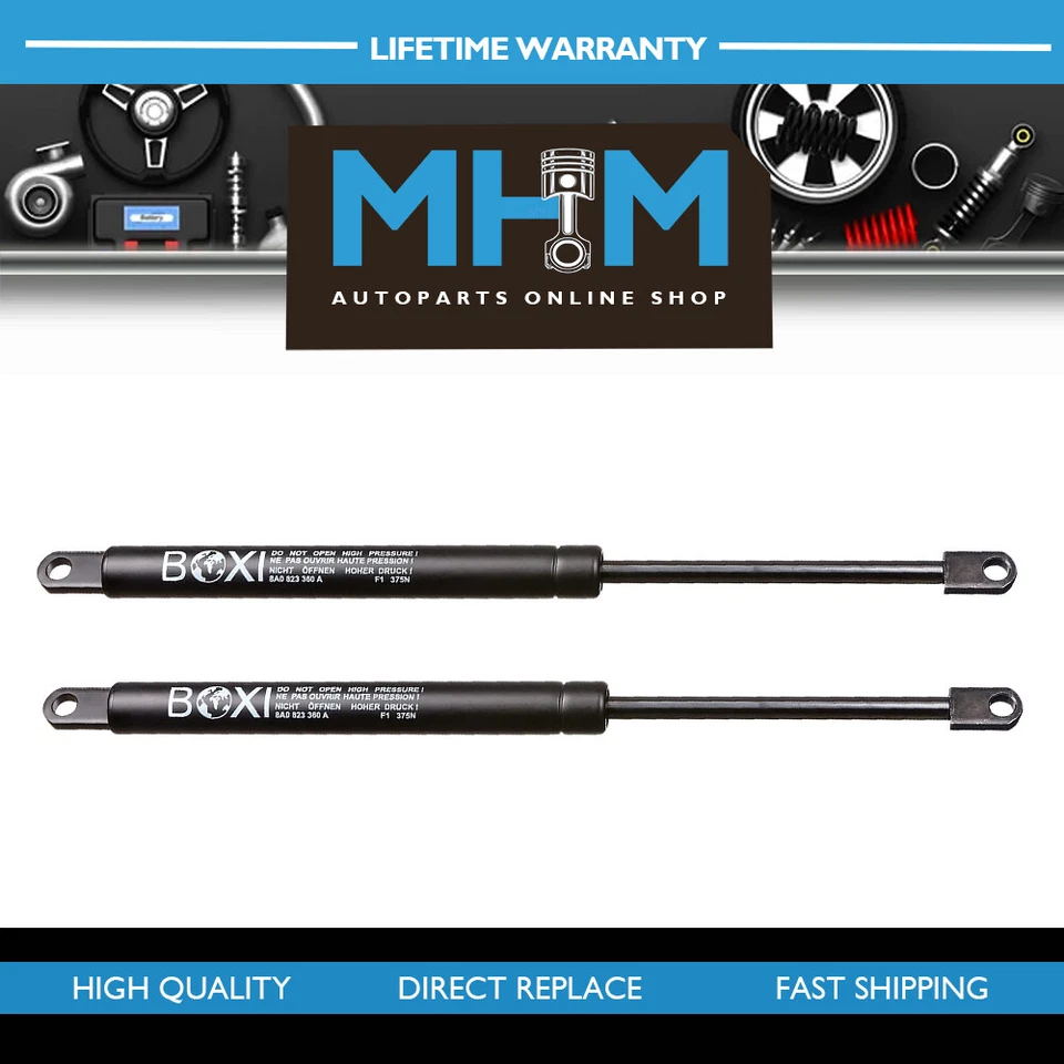 Set of 2 For Audi Cabriolet 1994-1998 Front Hood Lift Supports Struts Springs Foto 1 de 4