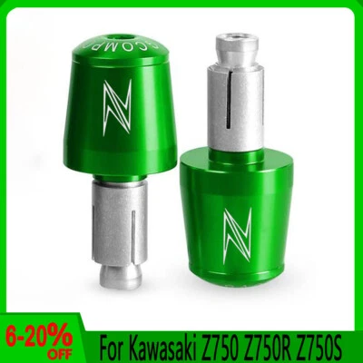 Motorcycle Handlebar End Cap Plug Accessories For Kawasaki Z750 Z750R Z750S New Foto 1 de 4