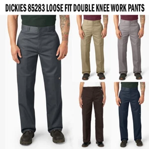 Dickies Men's 85283 Loose Fit Double Knee Cell Phone Pocket Uniform - Picture 1 of 8