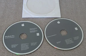 Original MacBook Pro Mac OS X 10.4.5 Install 2 Discs 2006 2Z691-5798-A & 5607-A - Picture 1 of 2