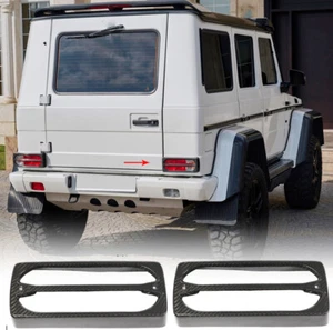 Cubierta de luz trasera de carbono seco para Benz Clase G W463 G500 G550 G55 G63 2004-18 - Imagen 1 de 15