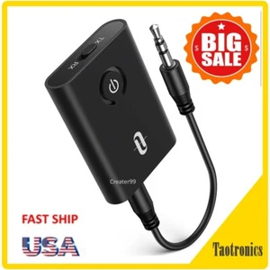 TaoTronics Bluetooth Transmitter and Receiver, 2-in-1 Wireless Adapter TT-BA07 - Picture 1 of 8