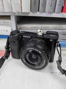 Sony Alpha A6000 24.3MP Digital Camera 16mm f/2.8 with16-50 lenses Black-95%NEW - Picture 1 of 8