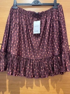 Next burgundy skirt size 20 - brand new with tags - Picture 1 of 2