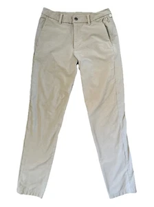 Lululemon Pants Beige Size 30 Mens Workwear Casual Outdoors Casual Fitted Pants - Picture 1 of 19
