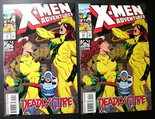 X-Men Adventures #10 Lot of 2 VF/NM 1993 Rogue Deadly Cure