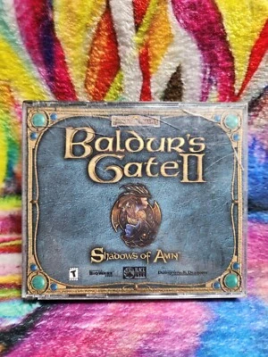 PC CD-ROM Baldur's Gate II - Shadows of Amn - D&D Themed RPG Game | Unused CDs! - Image 1 of 4