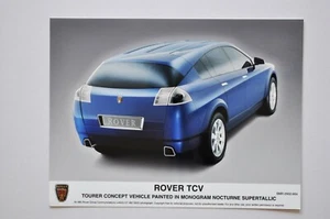 Car Press Photo - Rover TCV (Tourer Concept Vehicle / Prototype) - Blue - Back - Picture 1 of 1