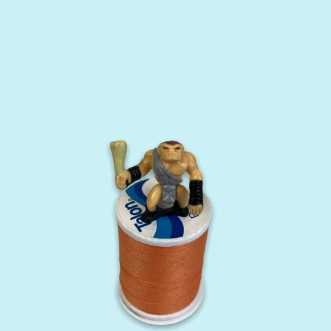Vintage Mighty Max Caveman Replacement Figure for Kronosaur Bluebird Playset Cover