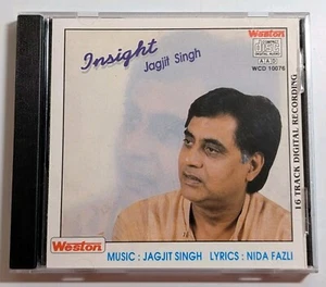 Jagjit Singh Insight Weston Records 16 Track CD Folk Ghazal Singer Import India - Imagen 1 de 9