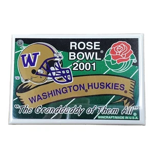 Spilla Wincraft Washington Huskies 2001 Rose Bowl "Il nonno di tutti" USA  - Foto 1 di 2