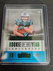 2017 Panini Contenders Christian McCaffrey EMERALD Rookie Card (49ers/Panthers) - Picture 1 of 2