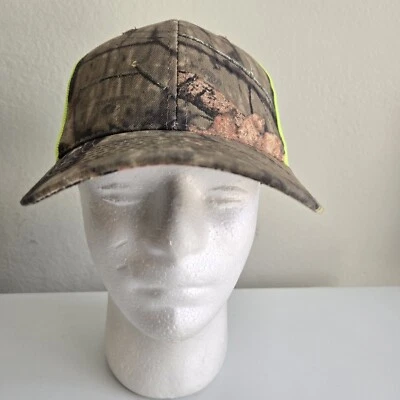 Mossy Oak Camoflauge Camo Mesh Panel Hunting Trucker Hat Cap Snapback Hi Vis New - Image 1 of 4