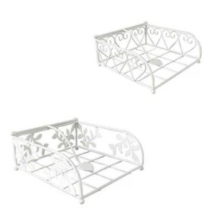 Napkin Holder Serviette Rack Organiser Kitchen Serving Bar Wedding Home Decor - Picture 1 of 3