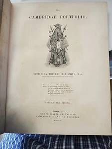 The Cambridge Portfolio Edited By The Reverend JJ Smith MA Volume II 1840 - Picture 1 of 22