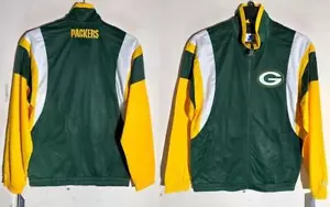 CHAQUETA DE PISTA DE CONTENDIENTE STARTER GREEN BAY PACKERS VERDE GRANDE - Imagen 1 de 3