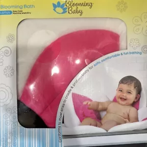 Blooming Bath Lotus Plush Spa Bath For Your Sink Pink & White New In Box - Picture 1 of 1