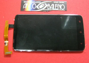 DISPLAY +VETRO TOUCH SCREEN ORIGINALE PER HTC ONE X + PLUS NERO RICAMBIO VETRINO - Foto 1 di 1