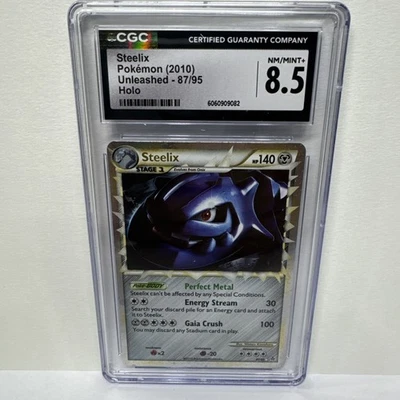 Pokémon TCG Steelix Prime Unleashed Holo Card 87/95 Cgc 8.5 - Image 1 of 2
